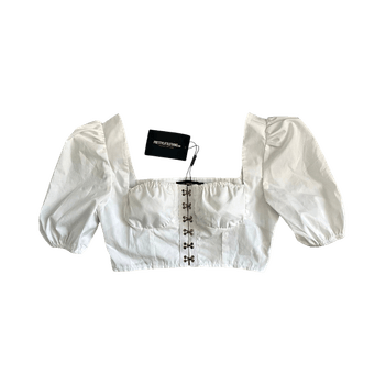 Milkmaid style crop top