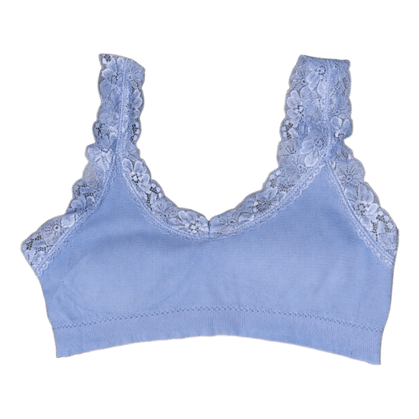 Light blue lace bralette