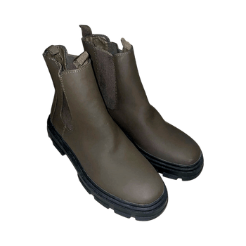 Brown ankle chelsea boots