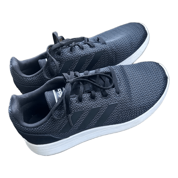 Black Adidas sports shoes