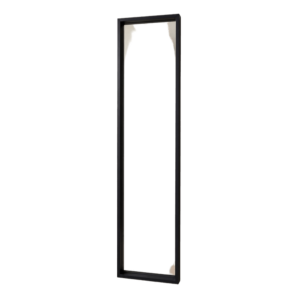 Black wall mirror