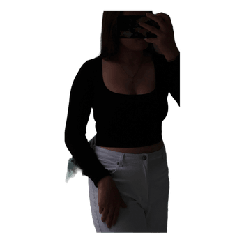 🖤 ZARA black crop top | XS–S | Excellent condition