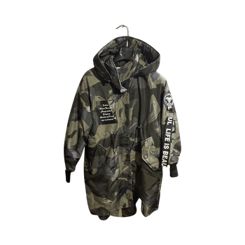 Camouflage Parka Coat