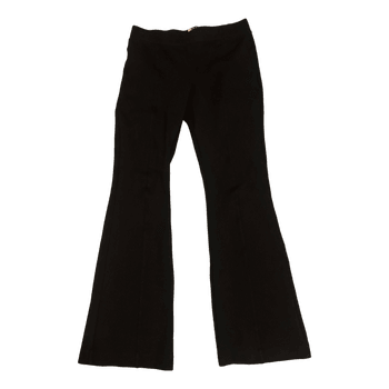 Black flared trousers