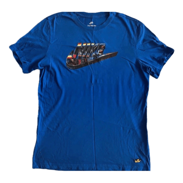 Nike Retro Graphic Tee Blue Holographic Logo