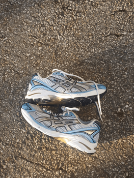 Blue Asics 2130gt running shoes
