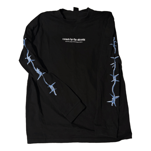 Black graphic long-sleeve