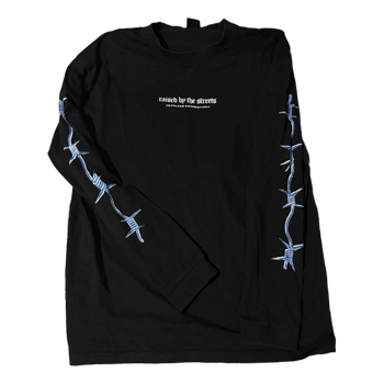 Black graphic long-sleeve