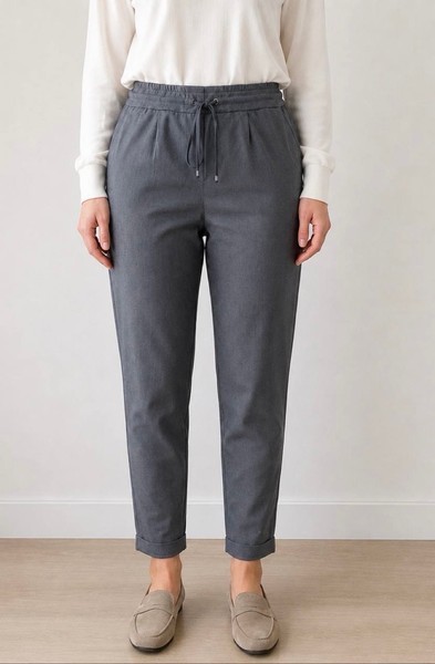 Amisu Grey Office Jogger Trousers EU 40