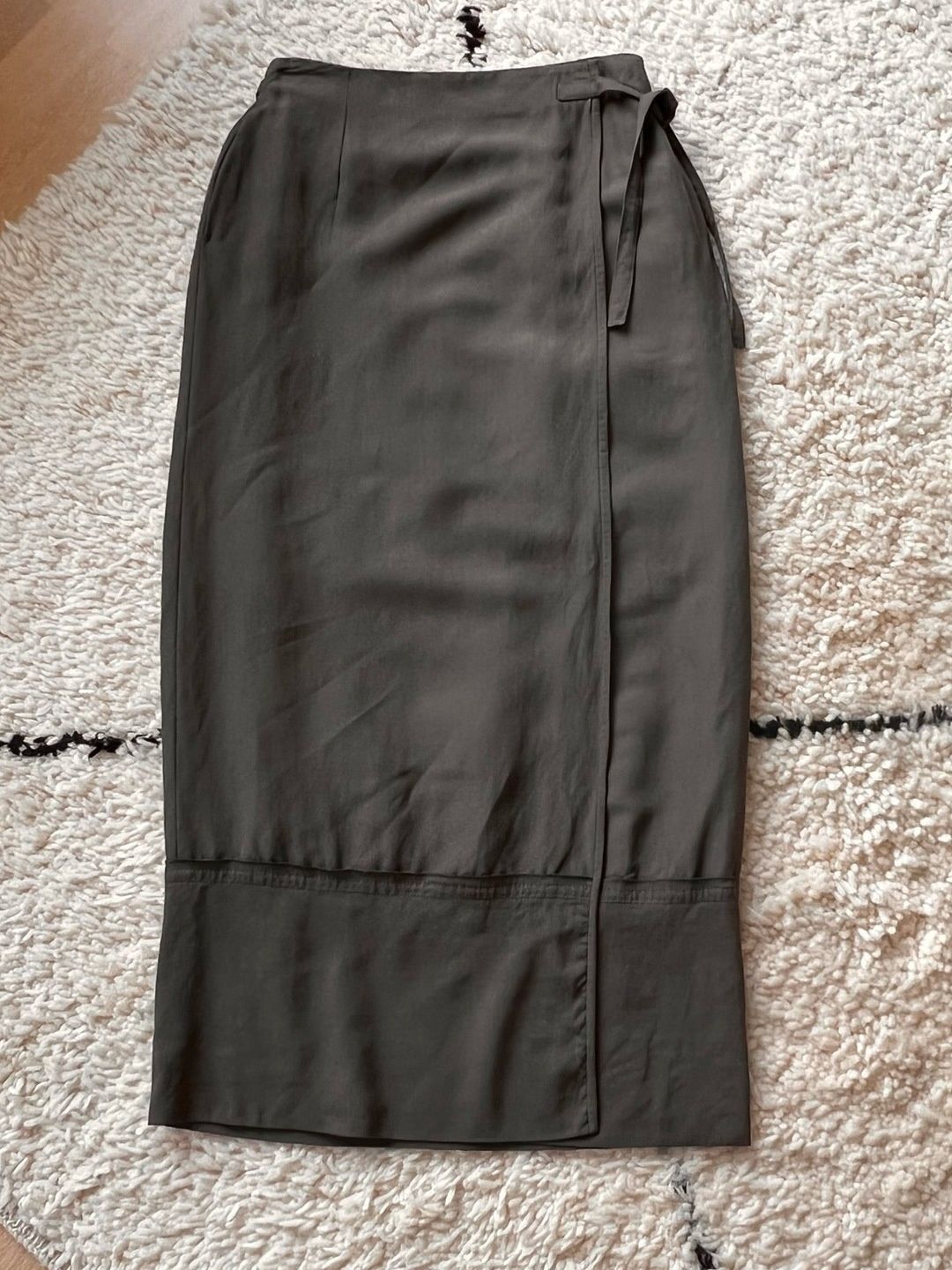 Cerruti 1881 linen blend maxi skirt