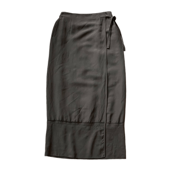 Cerruti 1881 linen blend maxi skirt