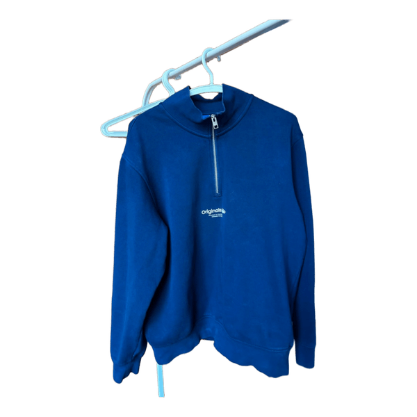 Sininen zip-up