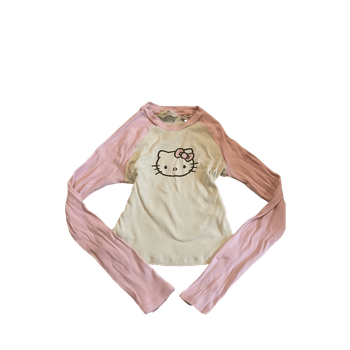 Vaaleanpunainen hello kitty -paita