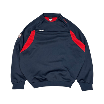 Vintage nike navy and red sports sweatshirt