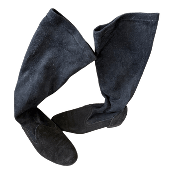 Black Esprit flat boots