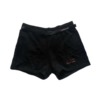 Black athletic shorts