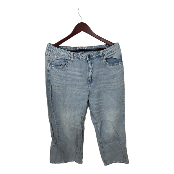 Light blue wide leg jeans