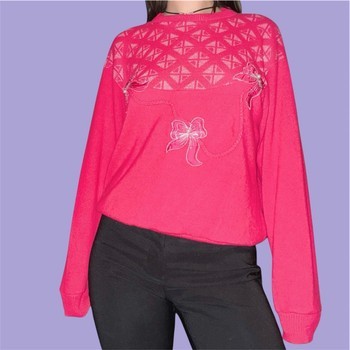 Vintage Barbie pink knit sweater