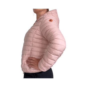 Vaaleanpunainen untuvatakki L/XL