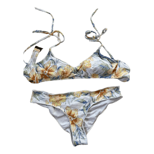RipCurl Yellow floral bikini