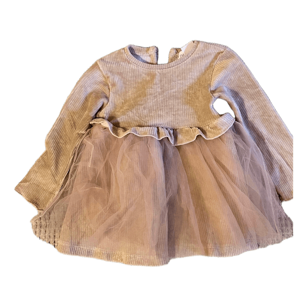 Pink corduroy dress
