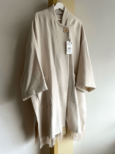 Zara wool cape coat