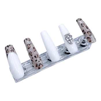Leopard print press on nails
