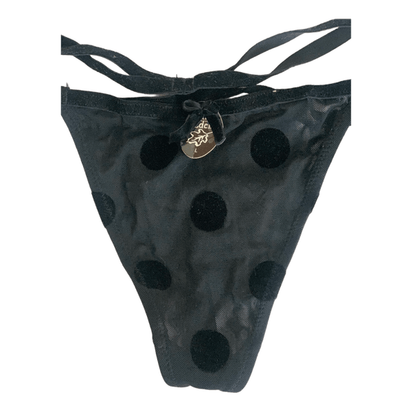 After Eden black thong