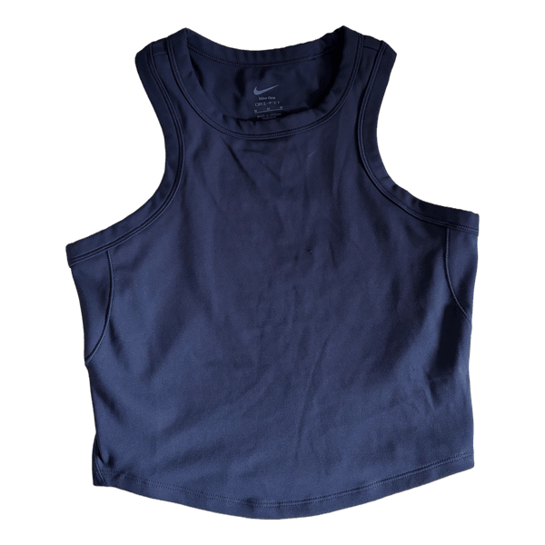 Nike navy cropped tank top