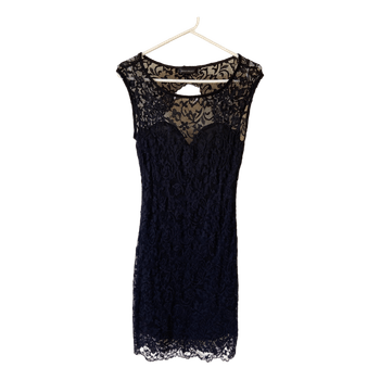 Black lace dress