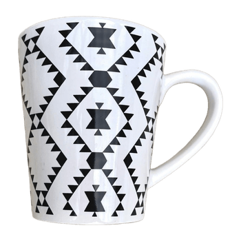 Musta -valkoinen muki accessory