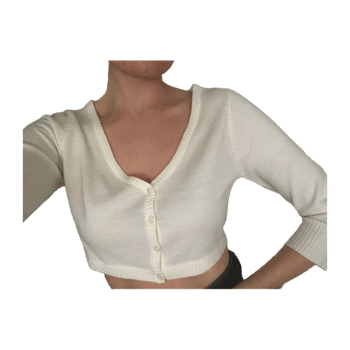 Wool crop top