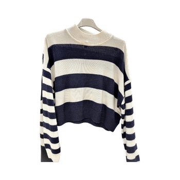 Raidallinen villapaita