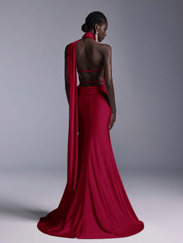 Mermaid bodycon maxi dress