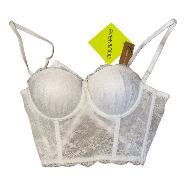 White lace corset
