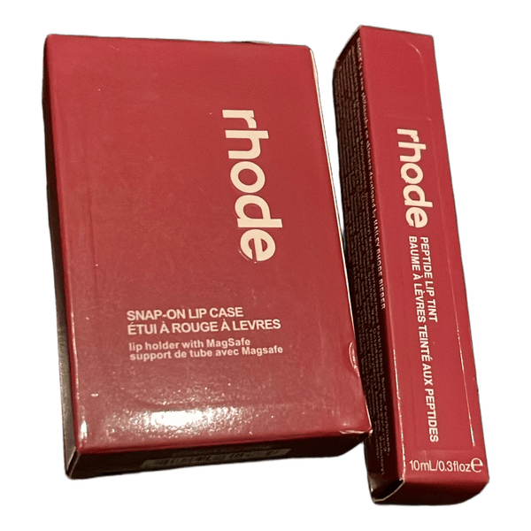 Rhode snap-on lip case och lip tint