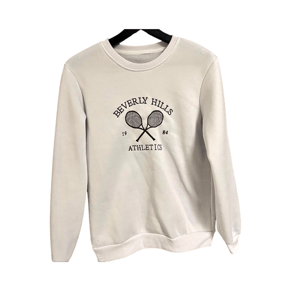 White sweatshirt
