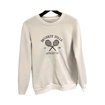 White sweatshirt