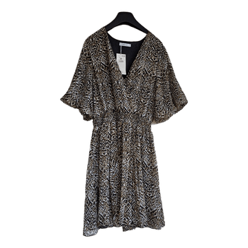 Reserved patterned midi dress