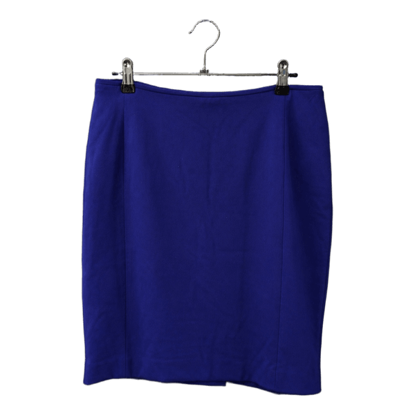 Blue pencil skirt