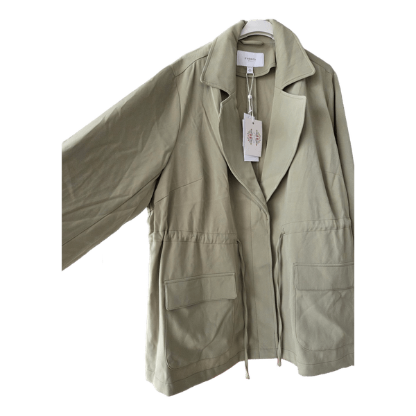 Green utility jacket