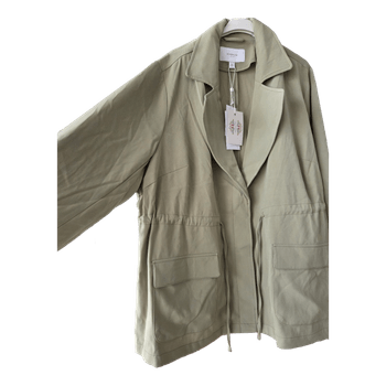 Green utility jacket