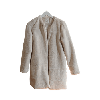 Mango kermanvärinen tekoturkis Koko S 