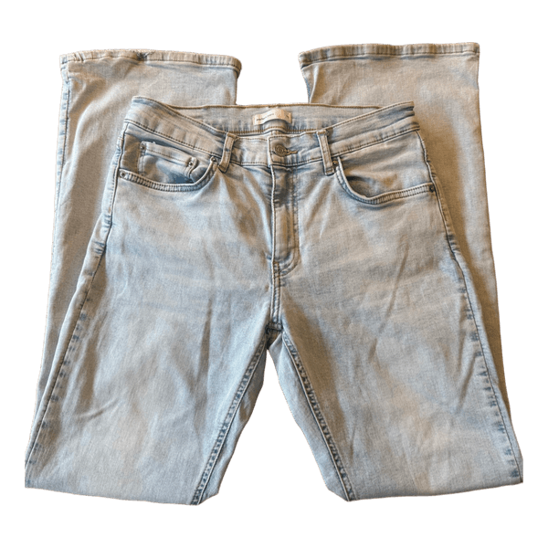 Lyseblå bootcut jeans