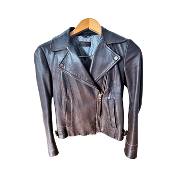 Massimo Dutti leather jacket