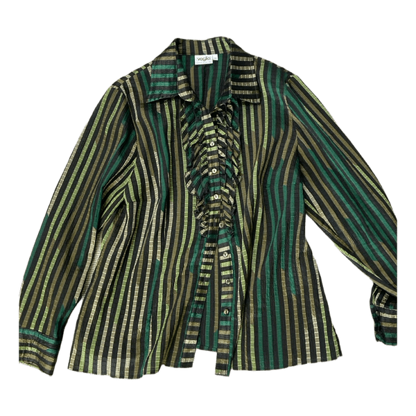 Voglia striped button-down shirt