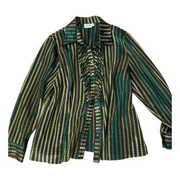 Voglia striped button-down shirt
