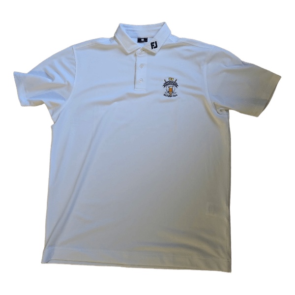 FootJoy balti polo marškinėliai