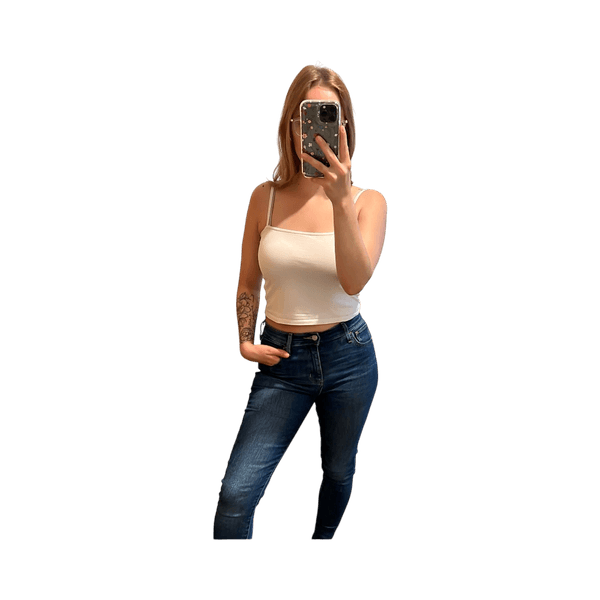 White tank top
