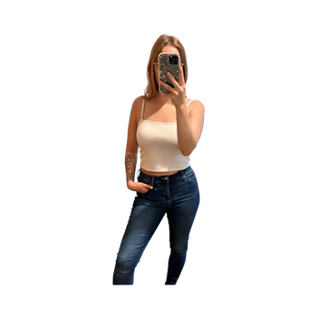 White tank top